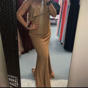 Gold Formal Dress